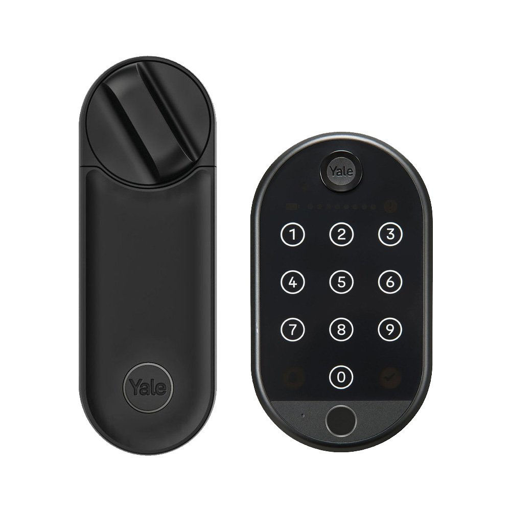 Yale Linus® L2 intelligens zár csomag – matt fekete + Yale Smart Keypad 2