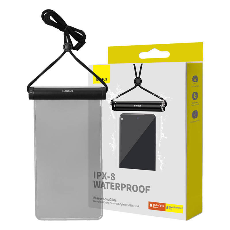 Miniatură: Carcasă impermeabilă pentru telefon Baseus AquaGlide cu închidere cilindrică