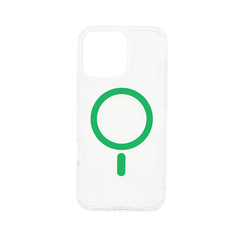 Miniatură: Husa Clear Dviced MagSafe iPhone 16 Pro Max Verde