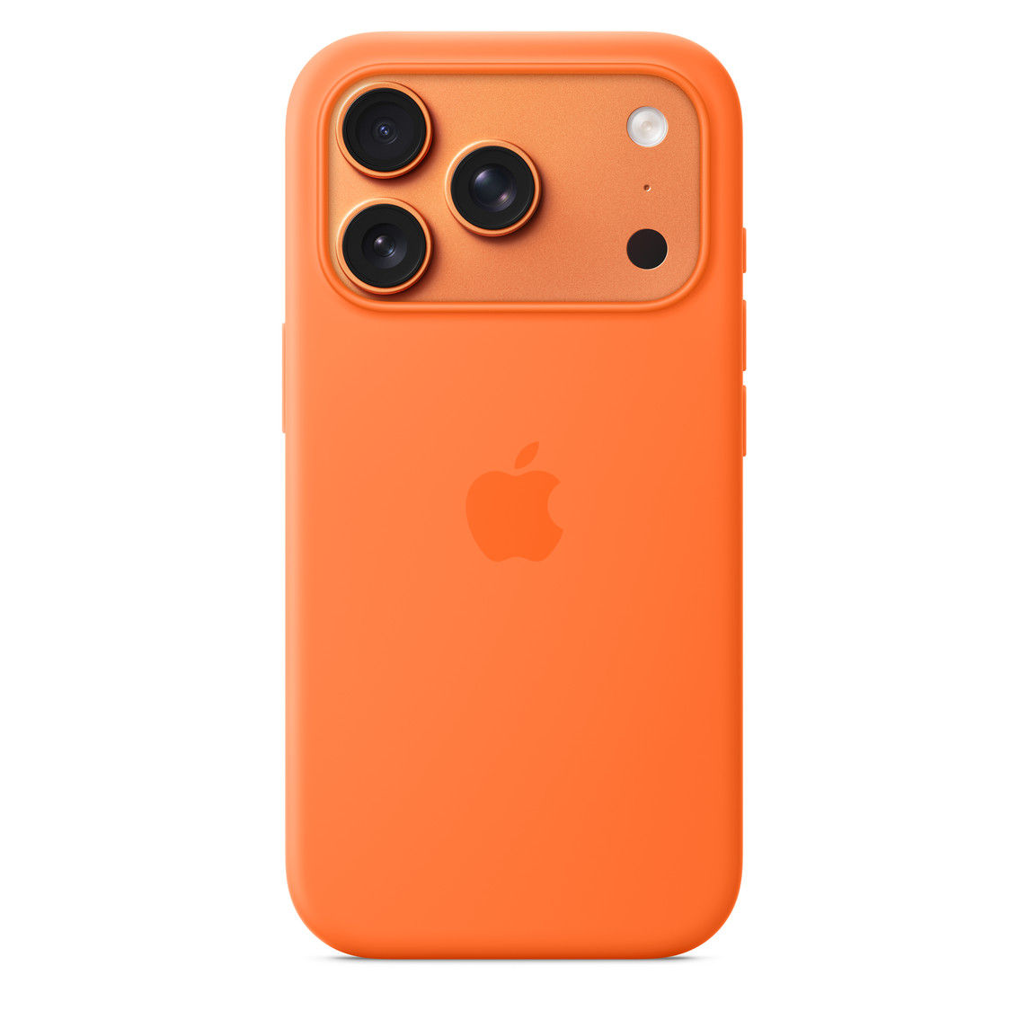 Husă din silicon Apple pentru iPhone 17 Pro cu MagSafe, Orange