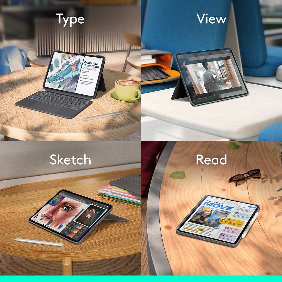 Indexkép: Logitech Combo Touch pentru iPad Pro 11” - tastatură și suport