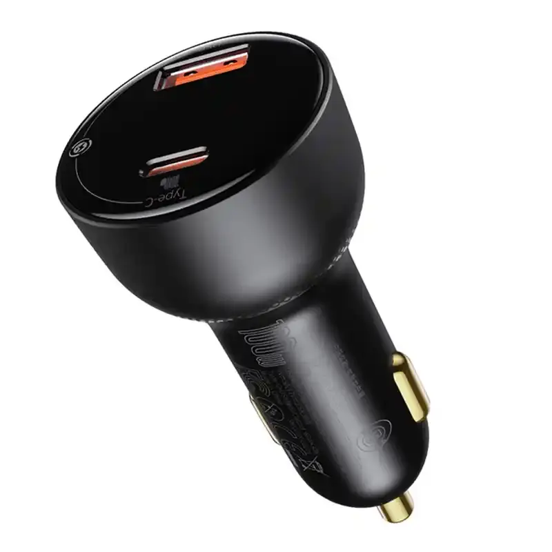 Indexkép: Baseus Superme USB încărcător auto, USB-C, 100W (negru)