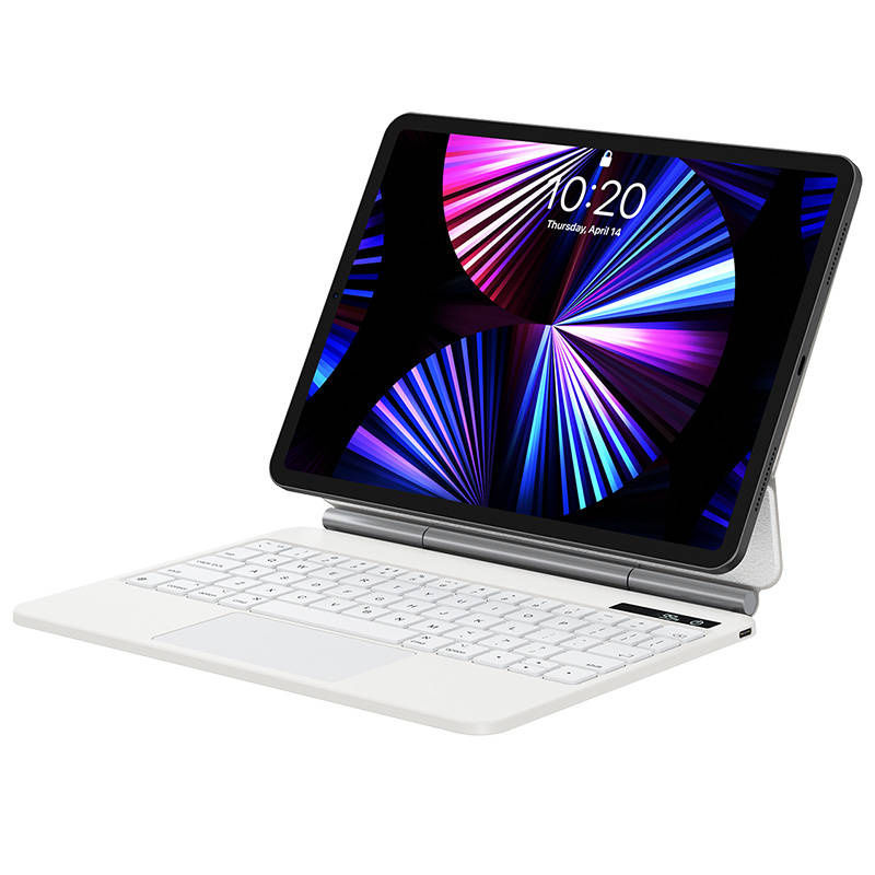 Miniatură: Carcasă cu tastatură Baseus Brilliance PRO pentru Ipad 10 10.9" (albă)