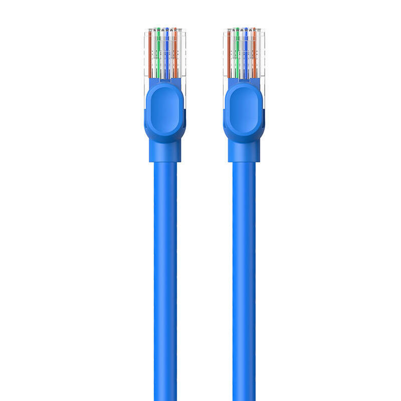 Indexkép: Cablu rotund Baseus Ethernet RJ45, Cat.6, 3 m (albastru)