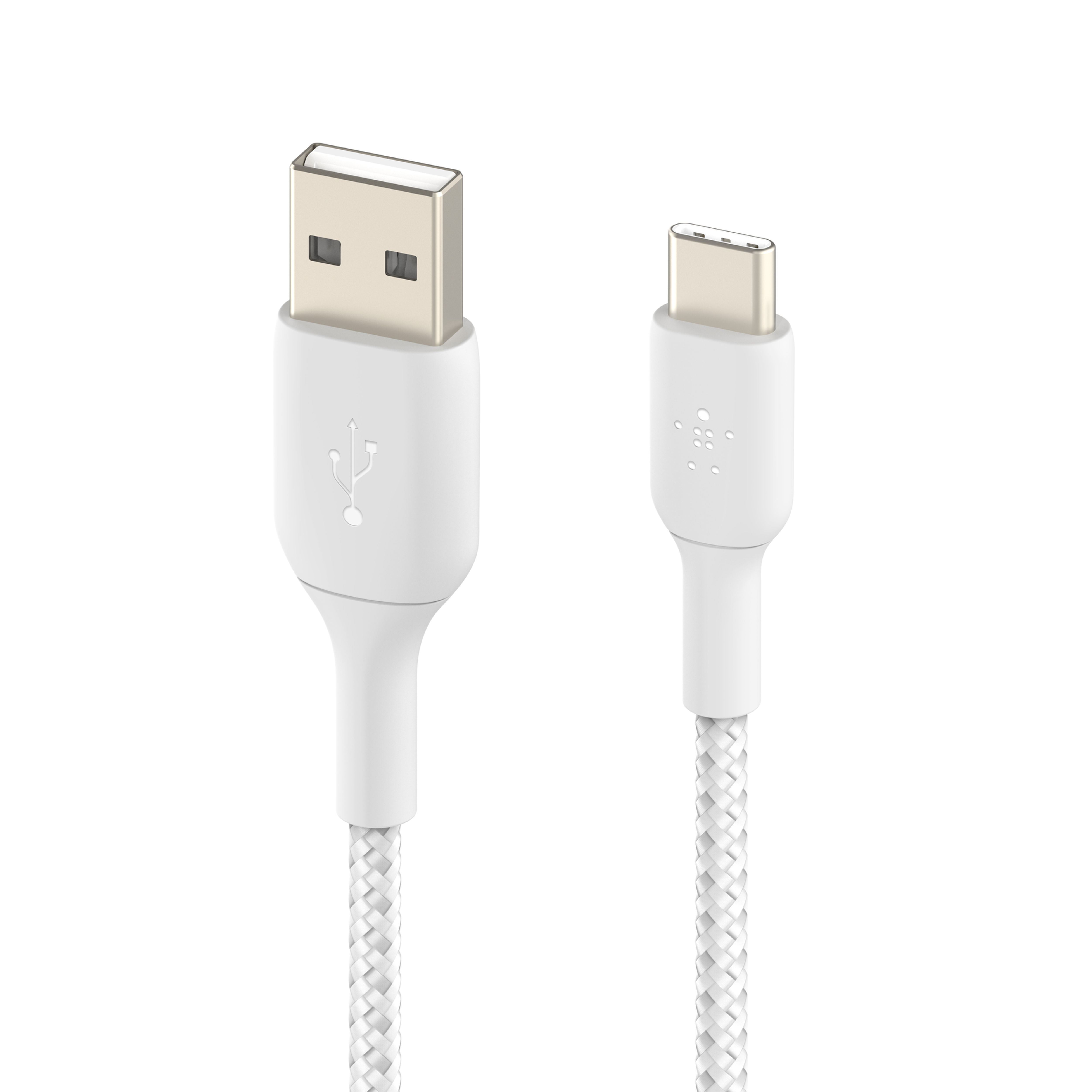 Cablu Belkin BOOST CHARGE USB-A la USB-C, 2m, alb