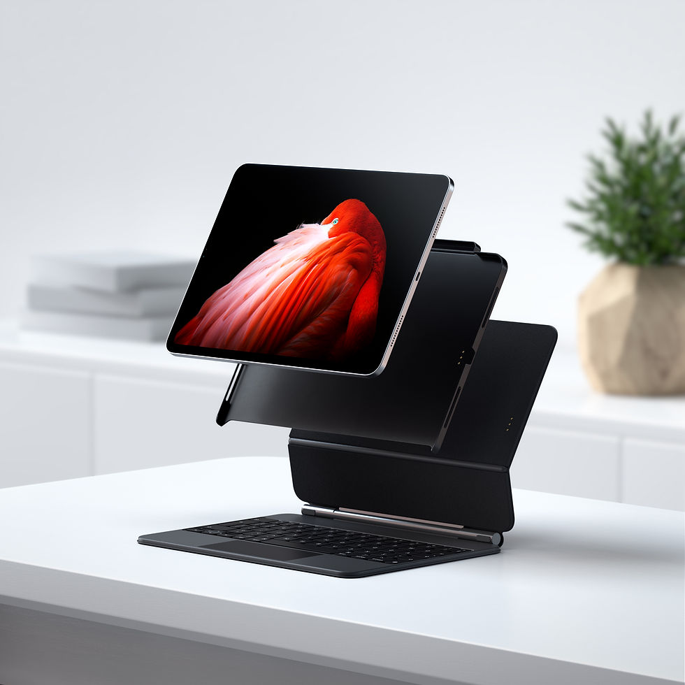 Indexkép: Husa Magnetică din Piele Vegană pentru iPad Pro 11-inch - Negru