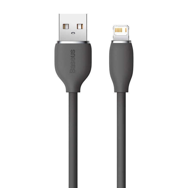 Indexkép: Cablu USB cu fulger de bază Jelly, 2,4A 1,2m (czarny)