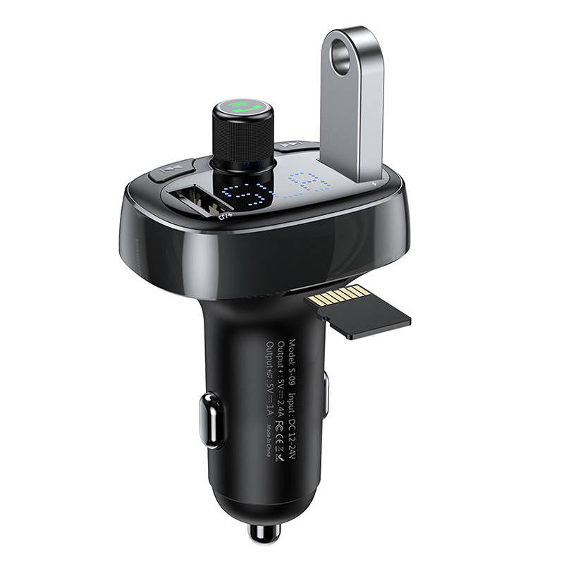 Indexkép: Transmițător FM Baseus tip T S-09 Bluetooth (negru)