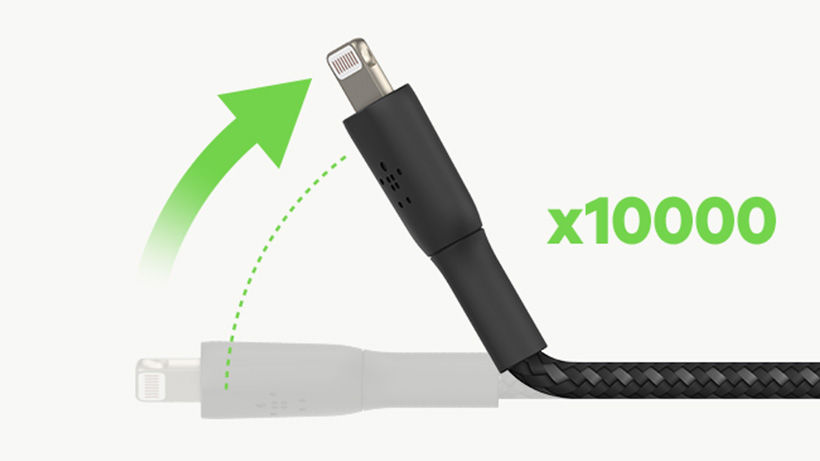 Indexkép: Cablu Belkin BOOST CHARGE USB-A la Lightning 3M, Împletit - Negru