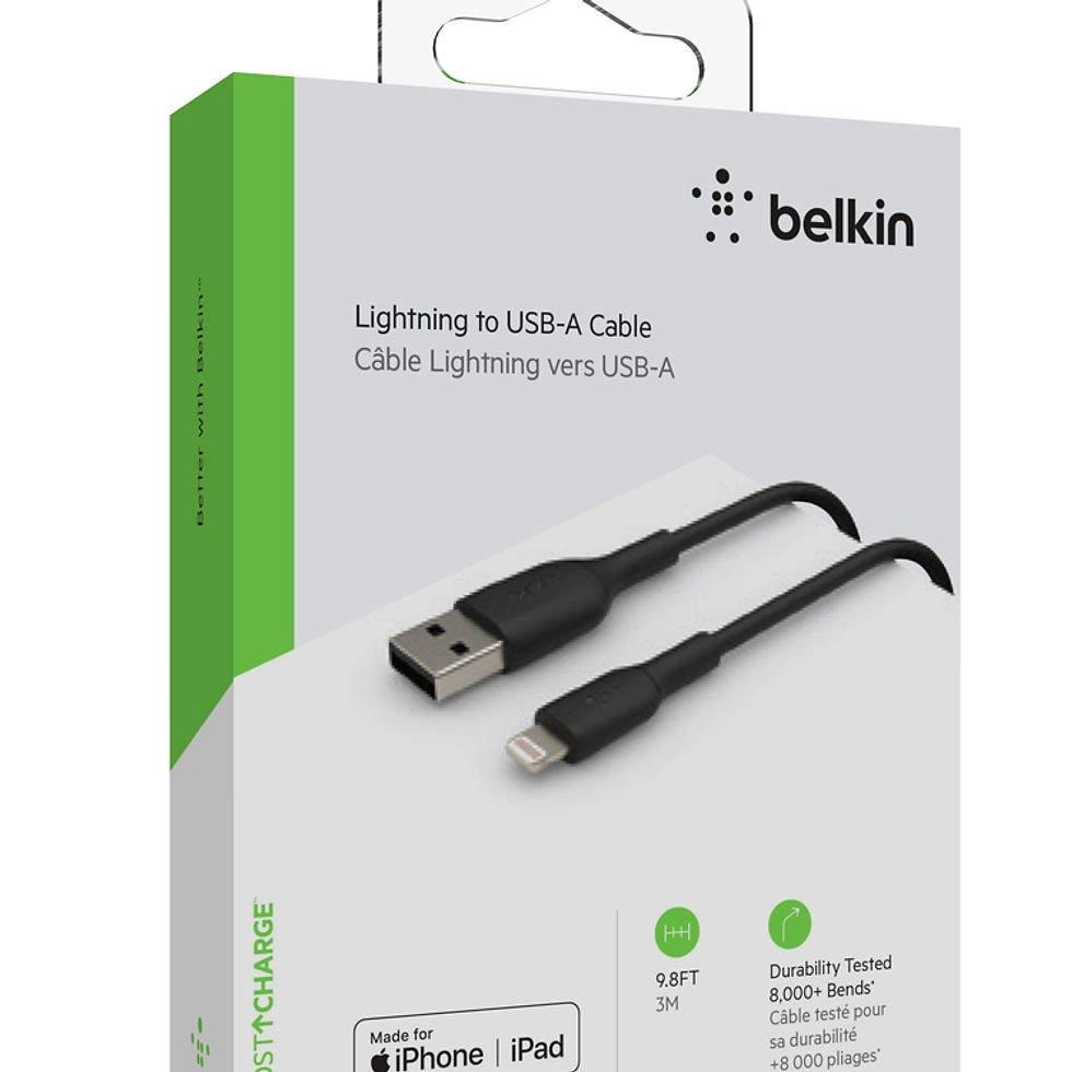 Indexkép: Cablu Belkin BOOST CHARGE USB-A la Lightning 3M pentru Apple