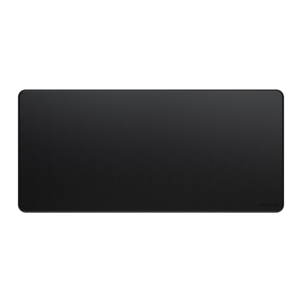 Miniatură: Saltea Premium Birou Vegan din Piele Neagră Satechi