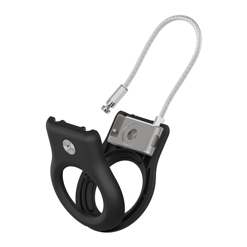 Indexkép: Suport pentru AirTag cu Cablu de Fier pentru Siguranță Belkin