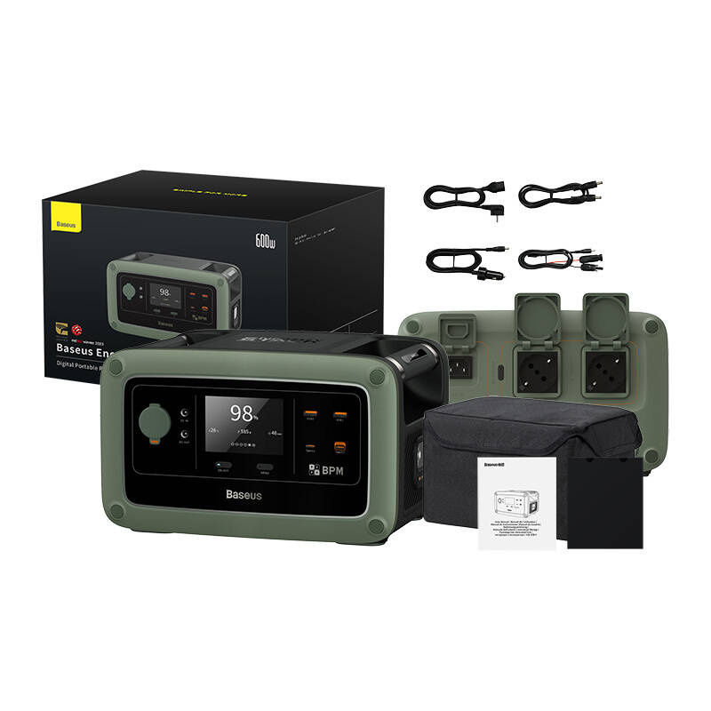 Indexkép: Stație de alimentare portabilă Baseus Energy Stack 600W Verde