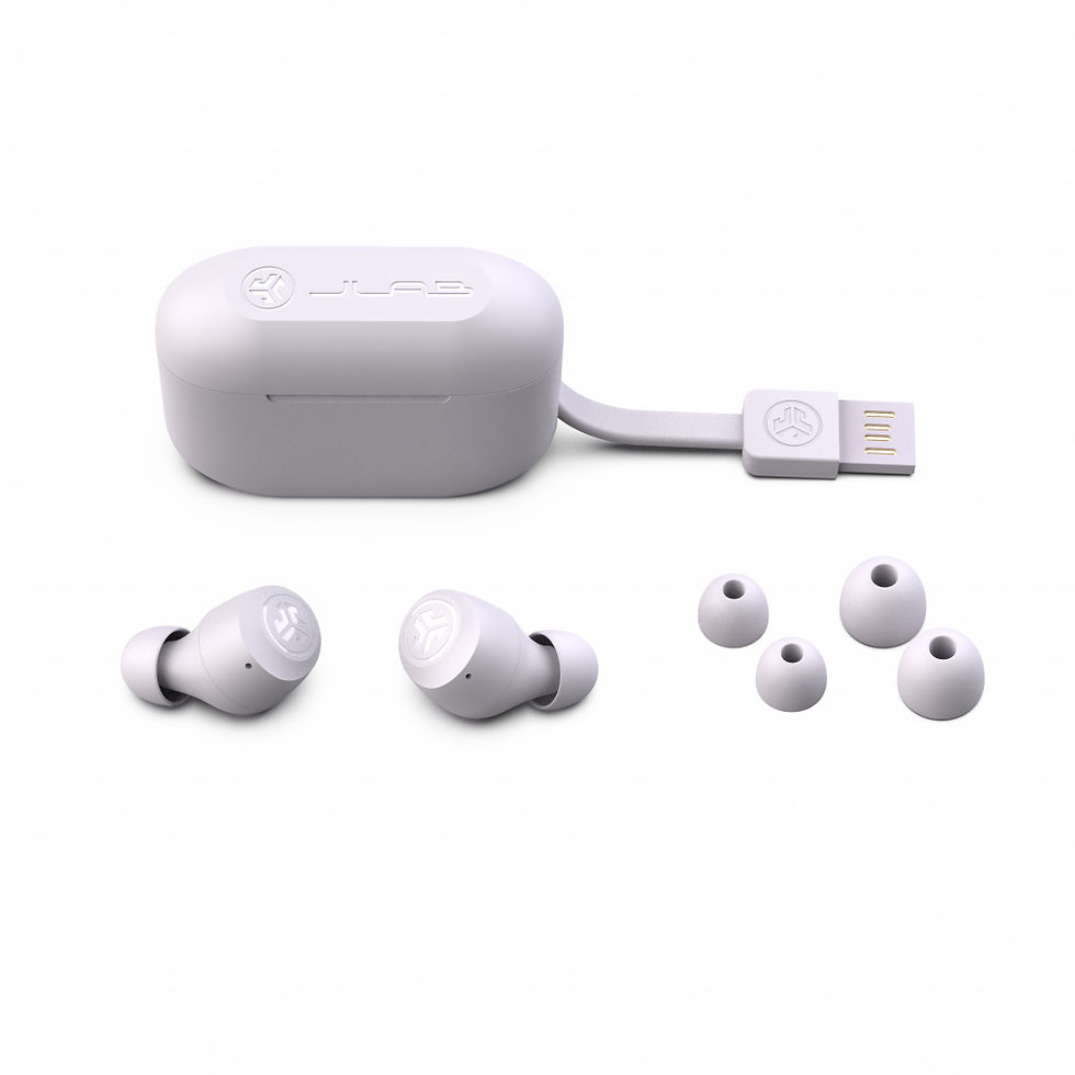 Indexkép: Căști true wireless JLAB Go Pop Plus, Lilac, Bluetooth 5.0