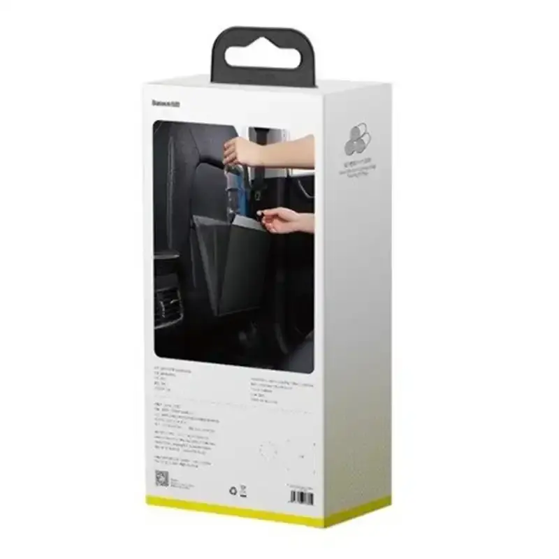 Miniatură: Baseus Geantă mare organizator auto, piele, magnetic (negru)