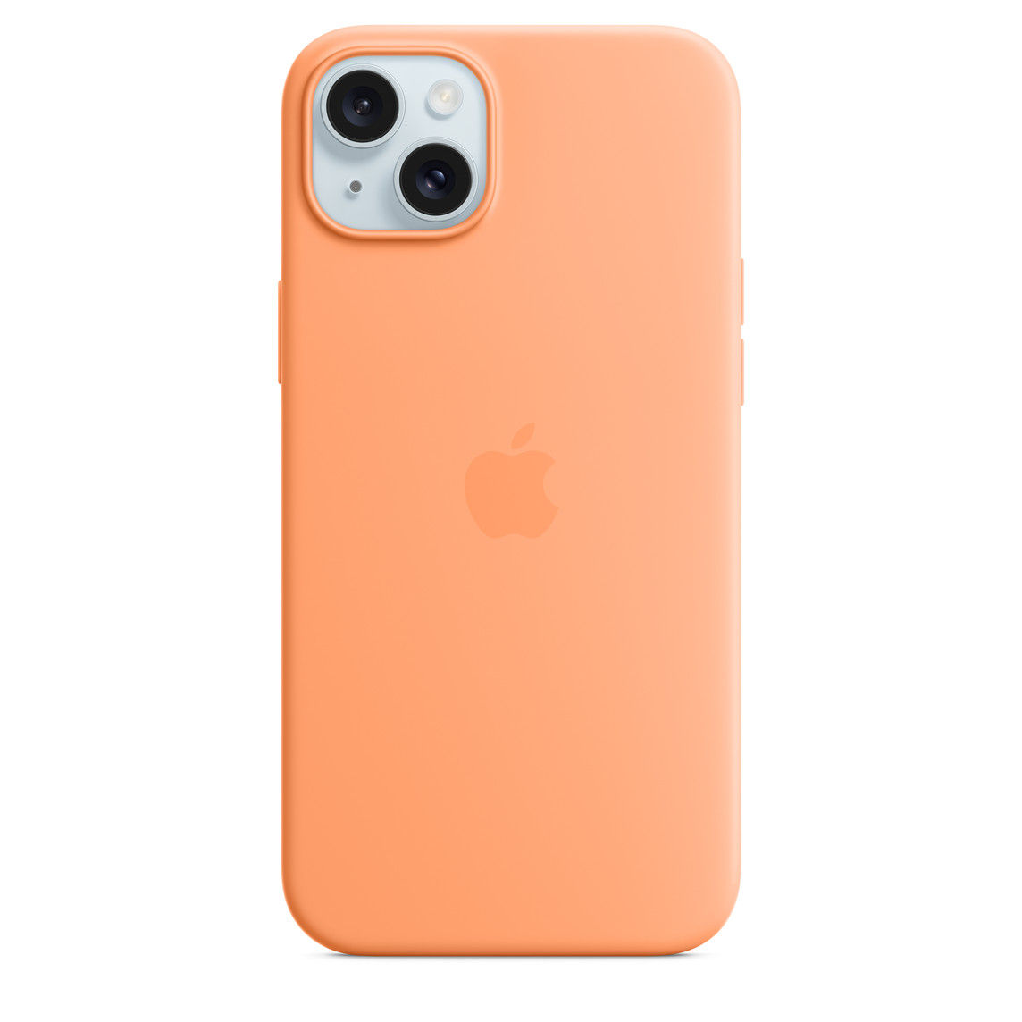 Husa Silicone Apple iPhone 15 Plus MagSafe - Orange Sorbet