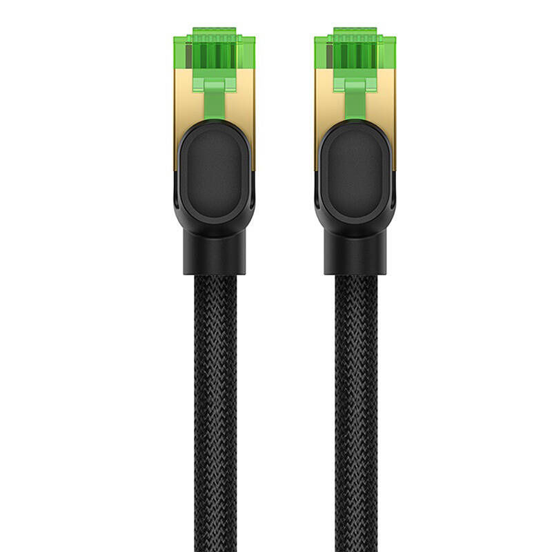 Indexkép: Cablu de rețea împletit cat.8 Baseus Ethernet RJ45, 40Gbps, 8m (negru)
