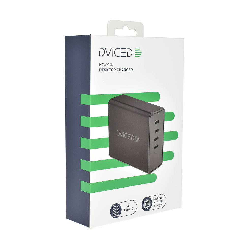 Indexkép: Încărcător Dviced Desktop 140W GaN cu 4 USB-C