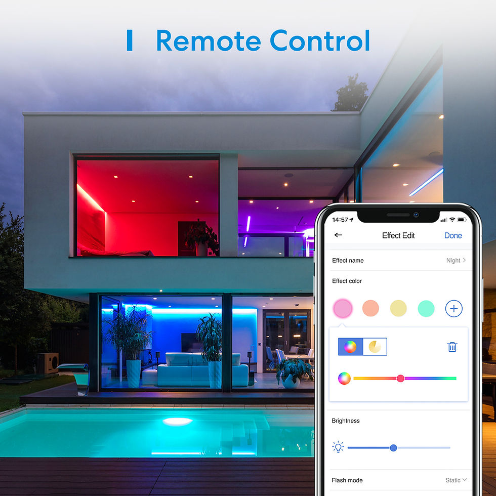 Miniatură: Banda led smart, RGB, 2x5m, Meross MSL320HK, HomeKit