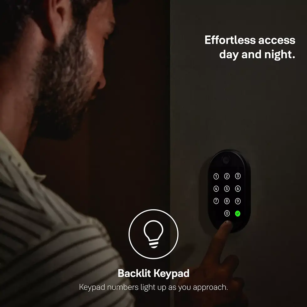 Miniatura: Chytrá klávesnice Yale Smart Keypad 2 s čtečkou otisků prstů