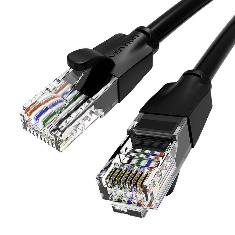 Miniatură: Cablu de rețea UTP CAT6 Vention IBEBS RJ45 Ethernet 1000Mbps 25m negru