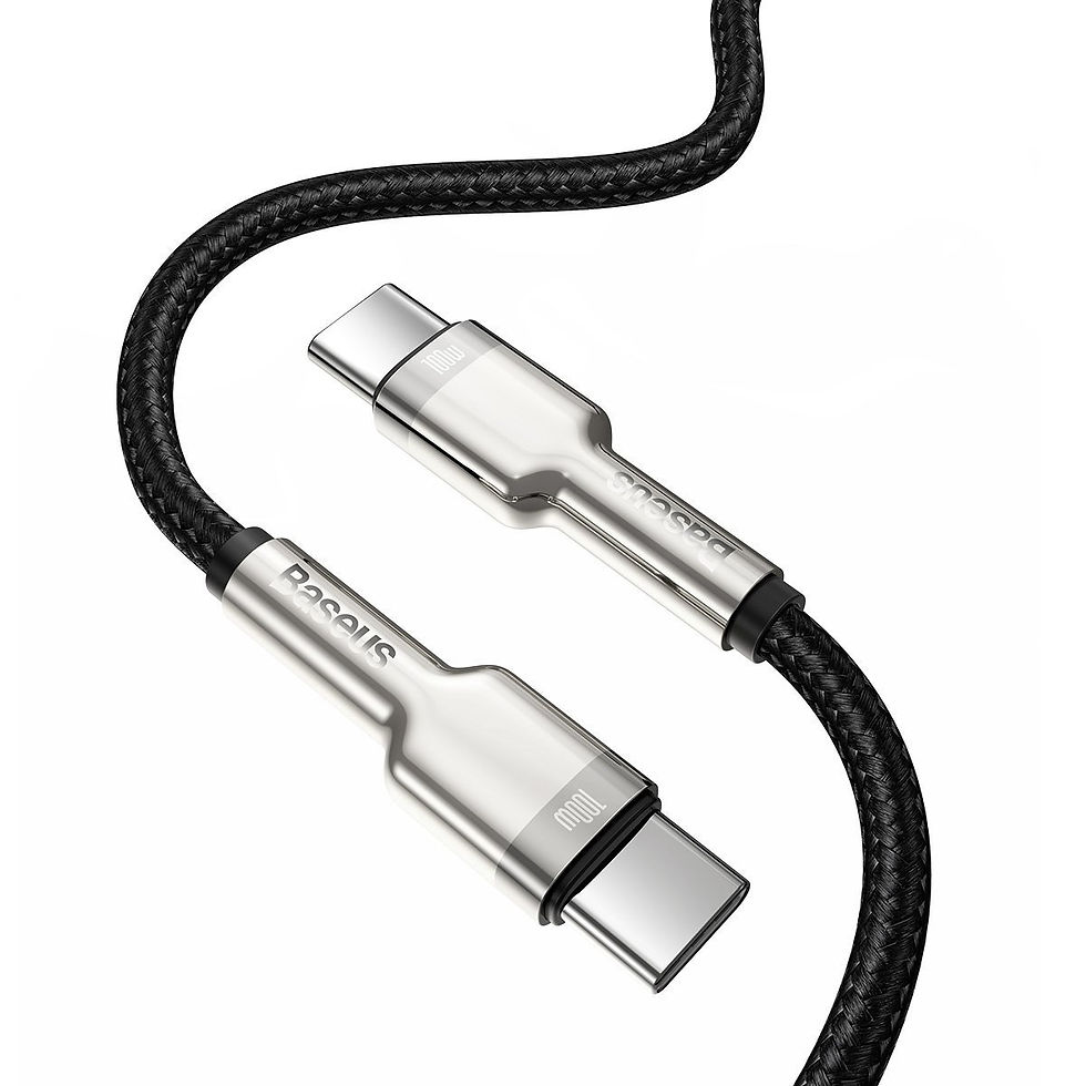 Indexkép: Cablu de date USB-C la USB-C Baseus Cafule, 100W, 1m (negru)