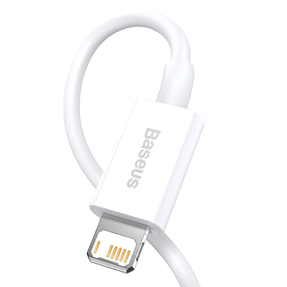Indexkép: Cablu USB cu fulger de bază Superior Series, 2.4A, 1m (biały)