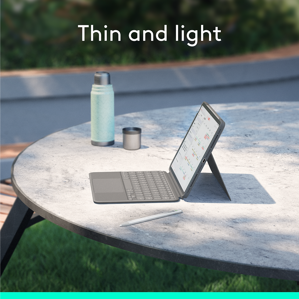 Indexkép: Tastatură Detasabilă Logitech Combo Touch pentru iPad Air 11" (M2)