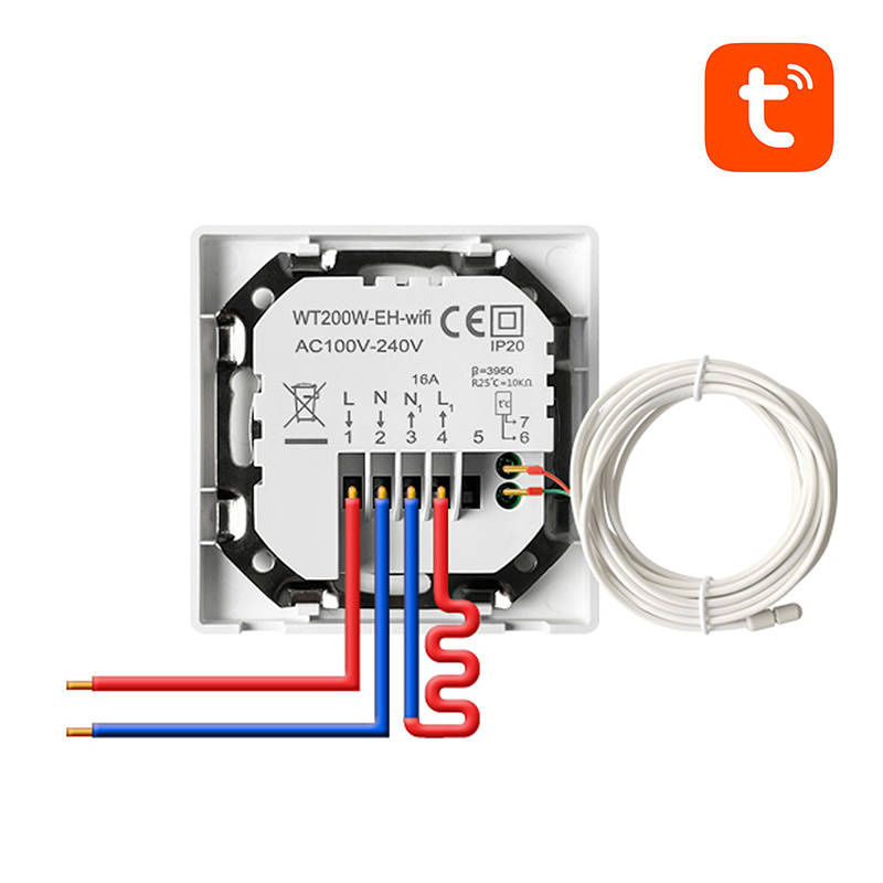 Indexkép: Avatto WT200-16A-W termostat inteligent încălzire electrică 16A WiFi TUYA