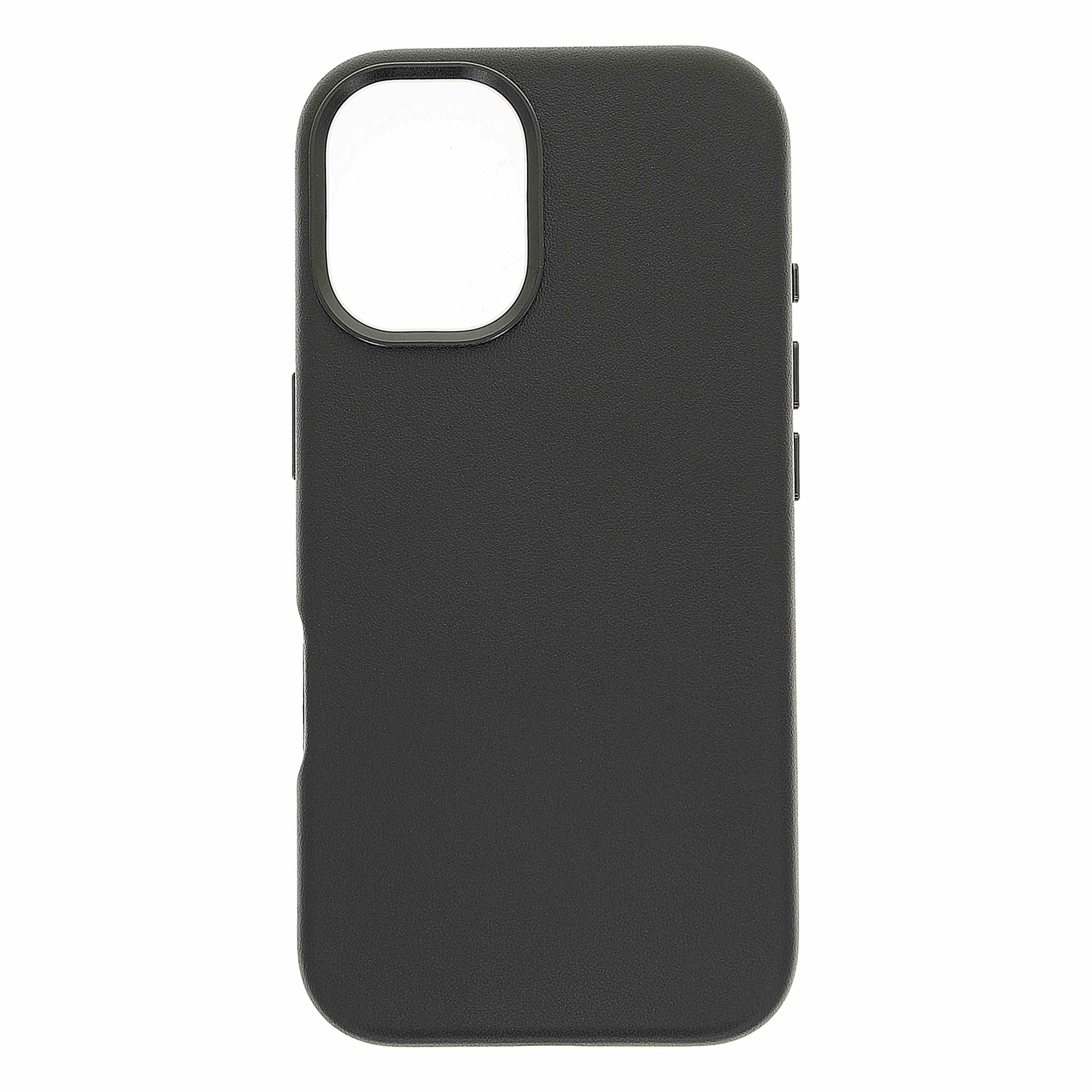 Husa din Piele cu MagSafe pentru iPhone 16 – Negru