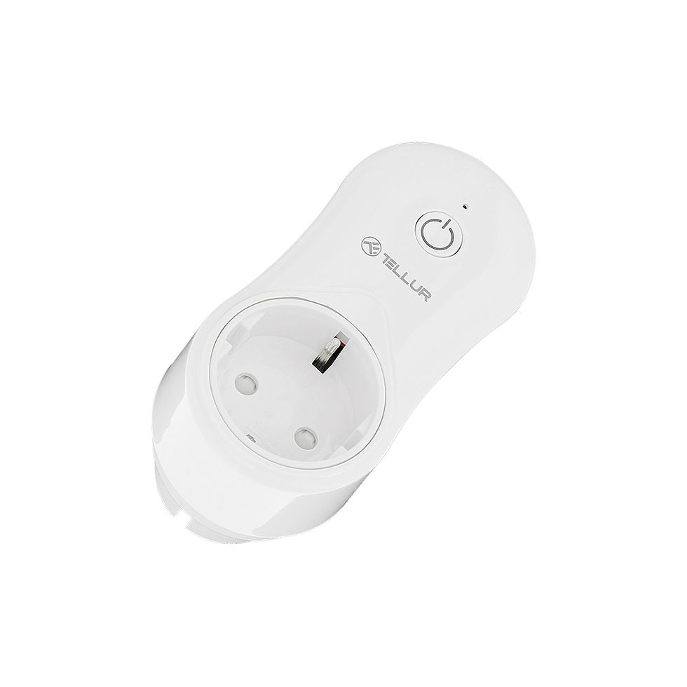 Indexkép: Tellur Wireless intelligens aljzat, USB port 1A, 2400W, 10A