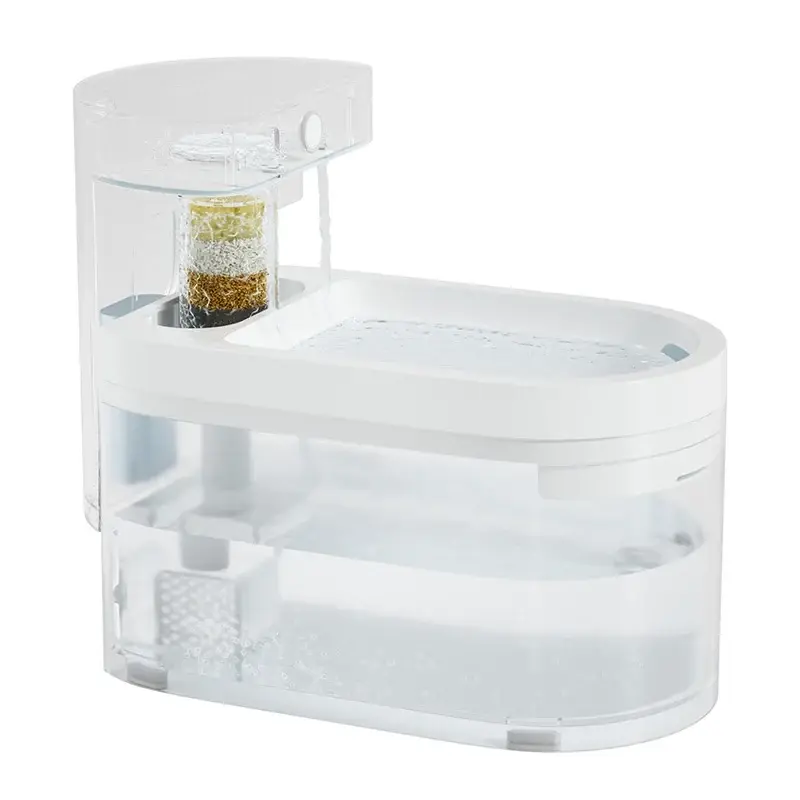 Miniatură: Fântână/dozator inteligent pentru câini și pisici Catlink Pure 3 (alb)
