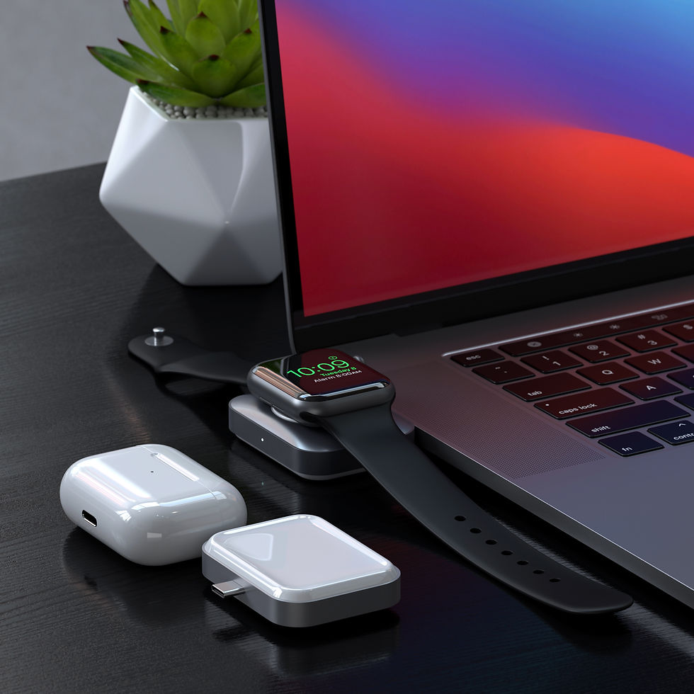 Miniatură: Dock de Încărcare Wireless USB-C pentru Apple Watch și AirPods