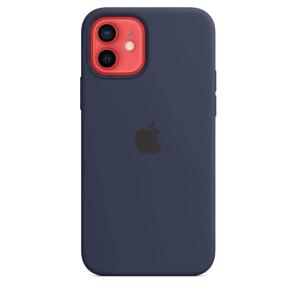 Indexkép: Husa Apple iPhone 12/12 Pro din Silicon cu MagSafe, Deep Navy