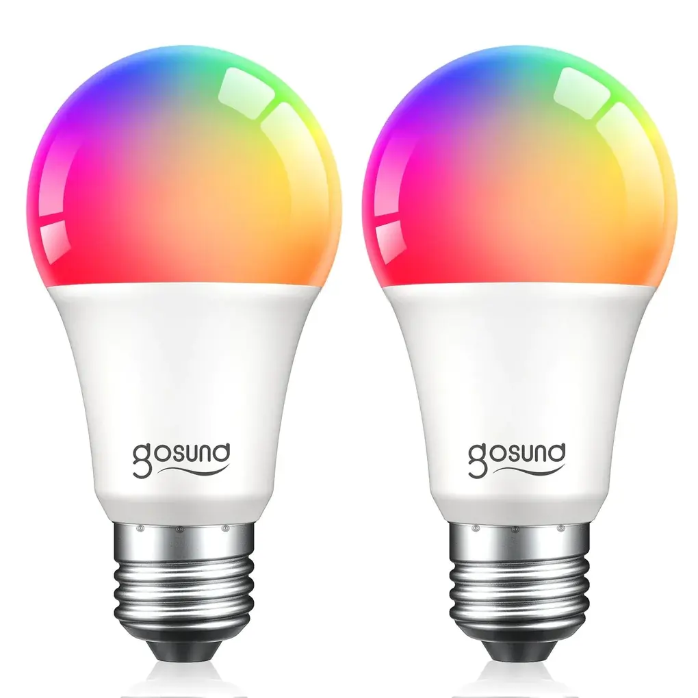 Σετ 2 x Έξυπνοι Λαμπτήρες LED Gosund Nite Bird WB4, RGB Φωτισμός, E27, 800 Λούμε