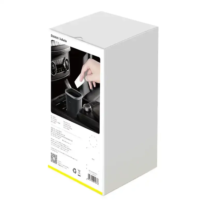 Indexkép: Baseus Coș de gunoi auto fără praf, 800ml (negru)