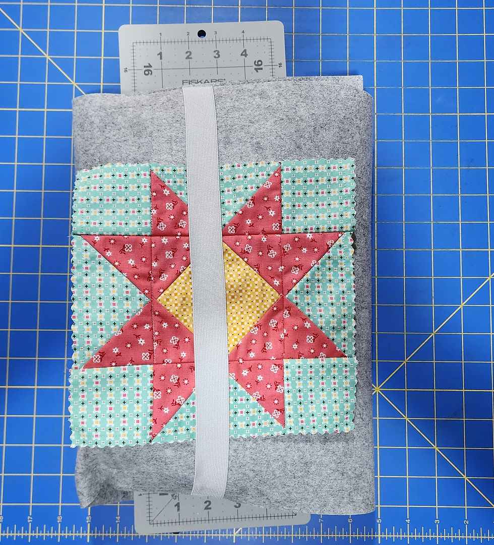 All my quilting supplies in one small bundle