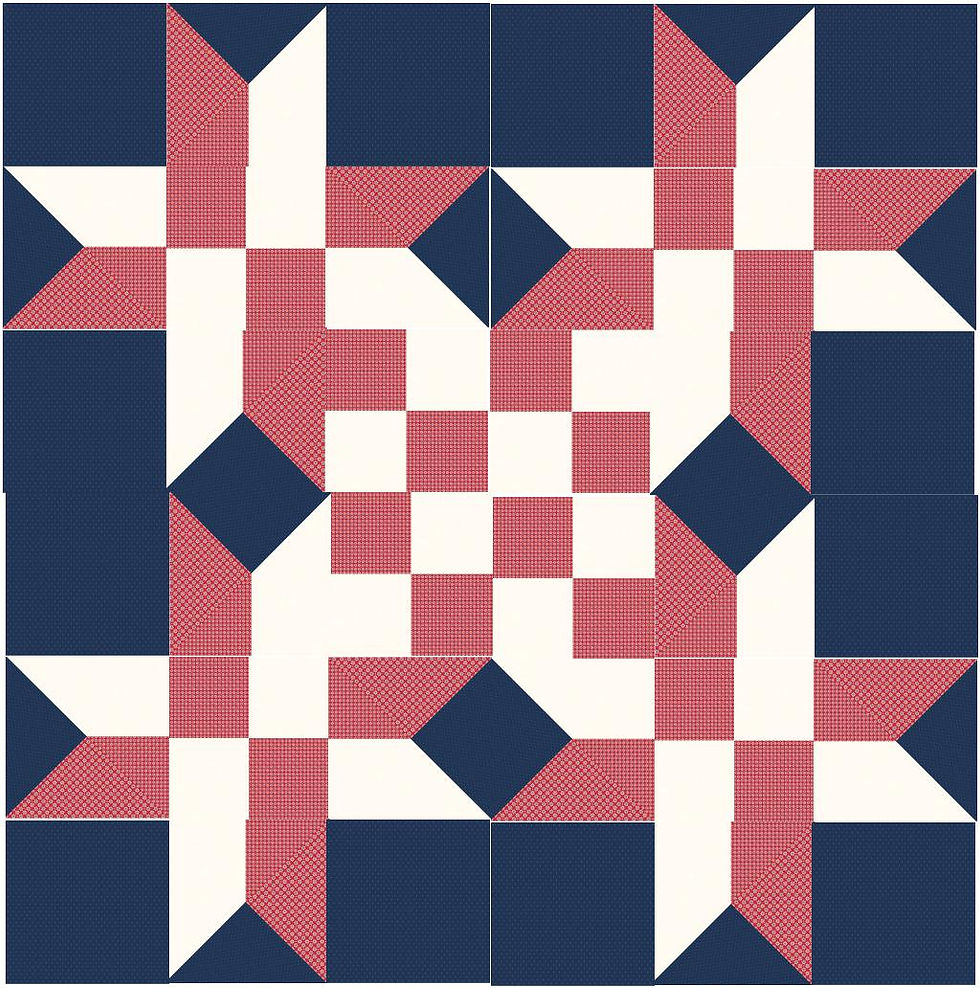Thumbnail: BAQ: Limited Edition Pattern - Independence Quilt