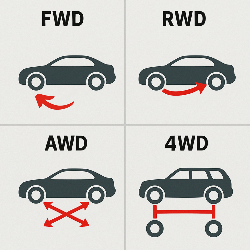FWD vs RWD vs AWD vs 4WD – What You Think You Know Is Probably Wrong