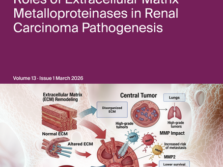 The cover for the March 2026 edition of Medicines. It features the title & art for the issue's cover story: Roles of Extracellular Matrix Metalloproteinases in Renal Carcinoma Pathogenesis.