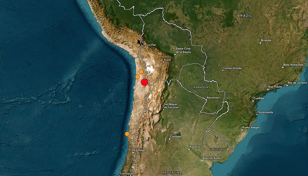 Terremoto no Chile - Foto ilustrativa