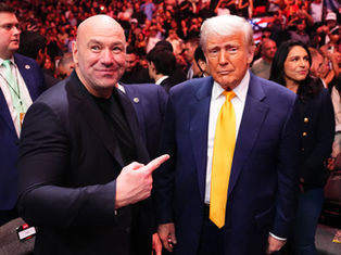Dana White e Presidente Donald Trump - Foto Divulgação