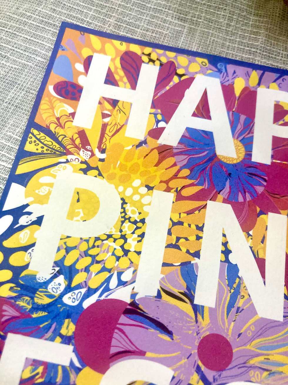 Thumbnail: this bold and cheery postcard is great for sending a happy message to a friend