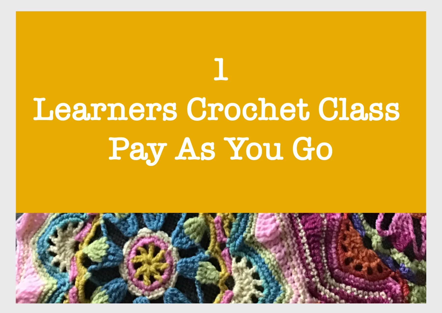 Crochet Class