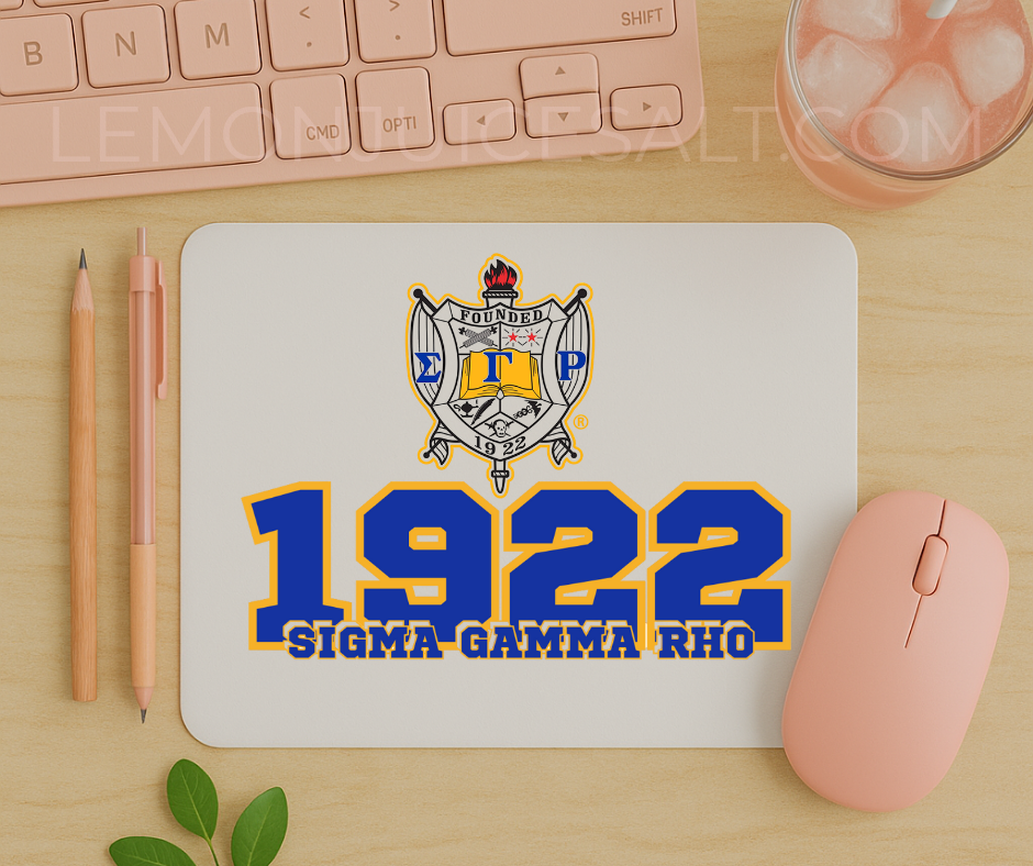 Thumbnail: The Soror Society Mousepad Collection | Divine 9 Founding Year Desk Accessories