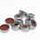 Thumbnail: Pre-Assembled Aluminum Crimp Cap with PTFE/Butyl (Red) Septa  and Star Spring,