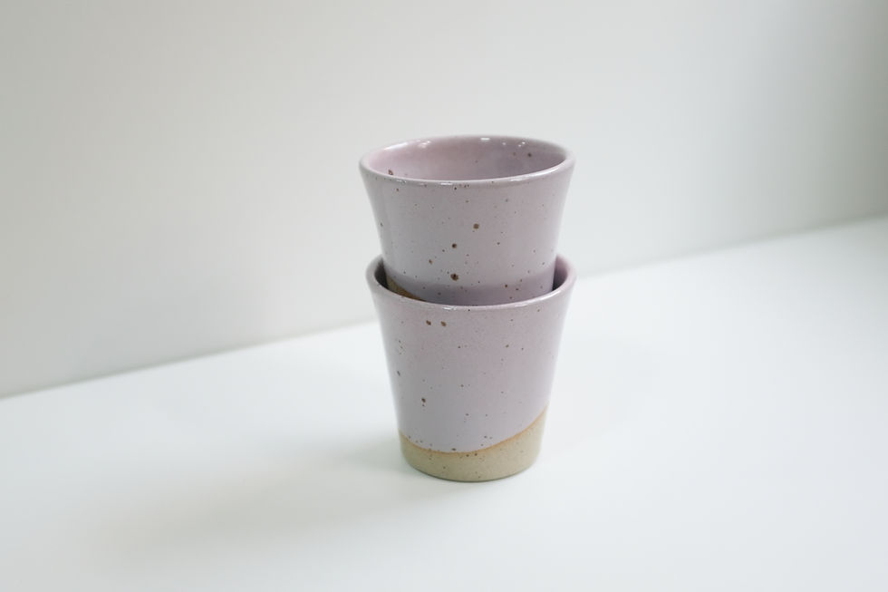 Thumbnail: 6oz tumbler - Parma violet speckle