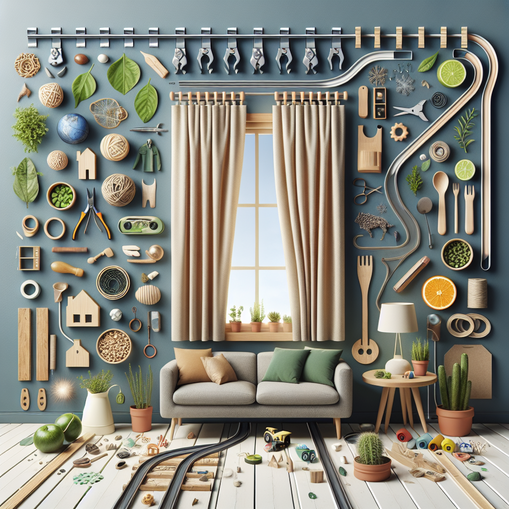 Bamboo Curtain Rods