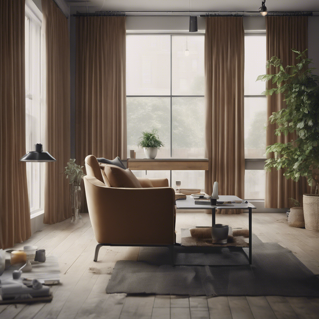 Bamboo Curtain Rail