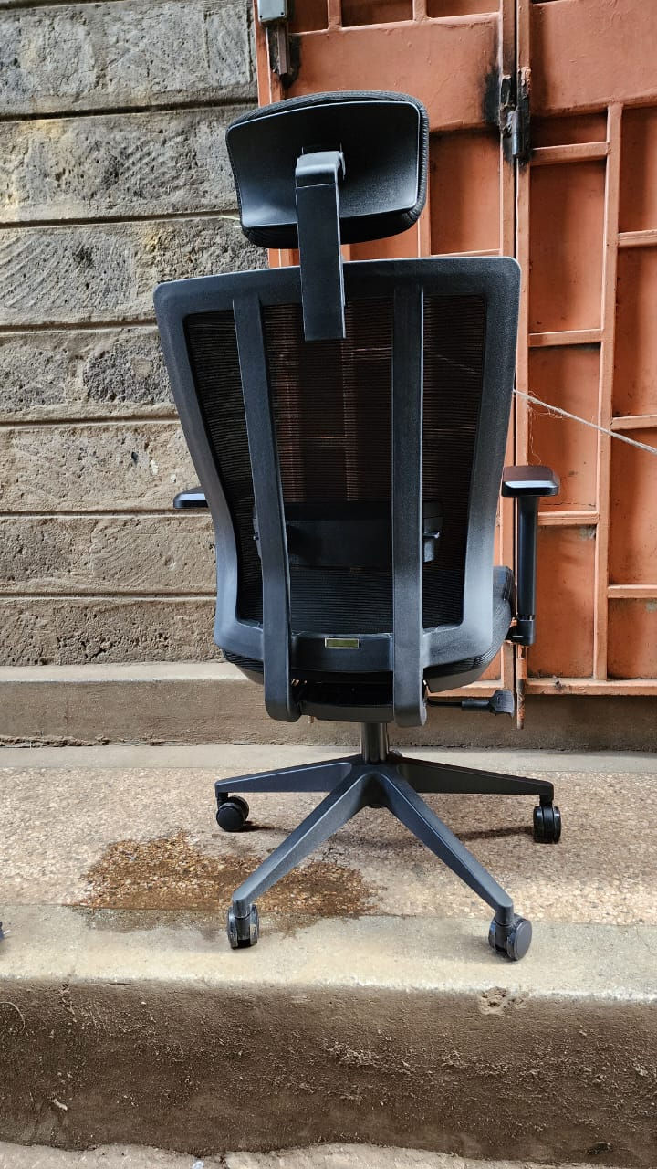 Thumbnail: Side profile of Ergonomic T30 chair showing breathable mesh and modern ergonomic features